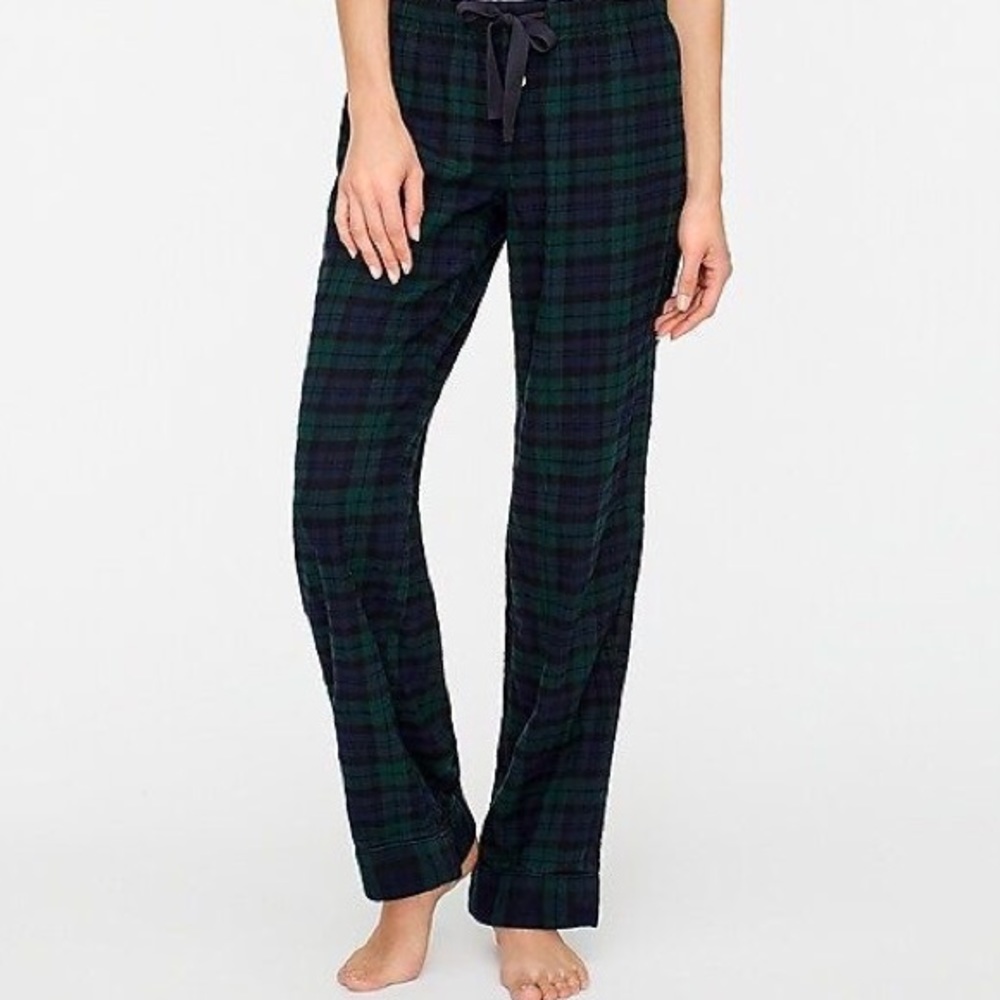 Sale! Pajama Pant in Flannel Black Watch Plaid - Picture 2 of 4